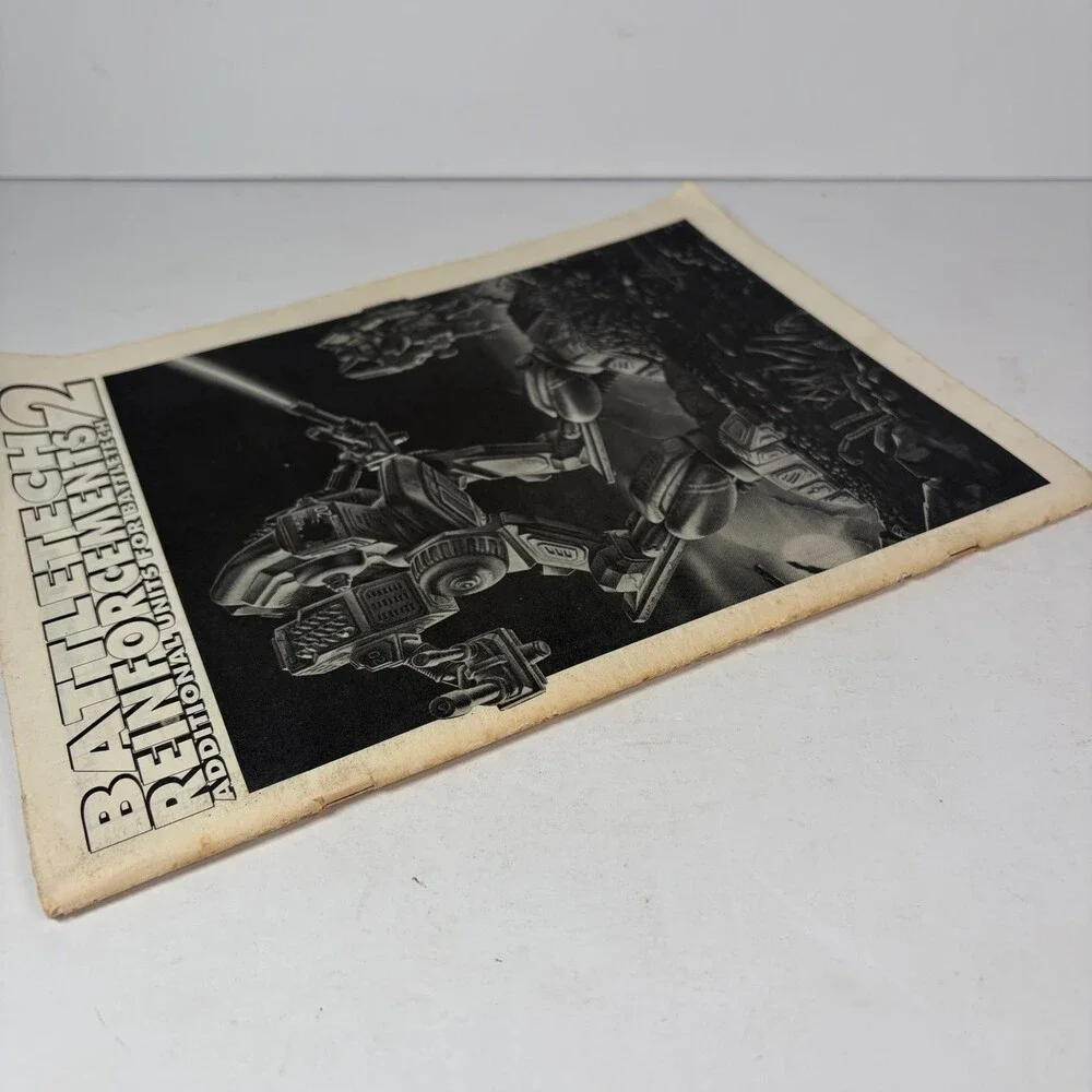 BattleTech Reinforcements 2 Additional Units FASA Corp 1986 Sourcebook Vintage